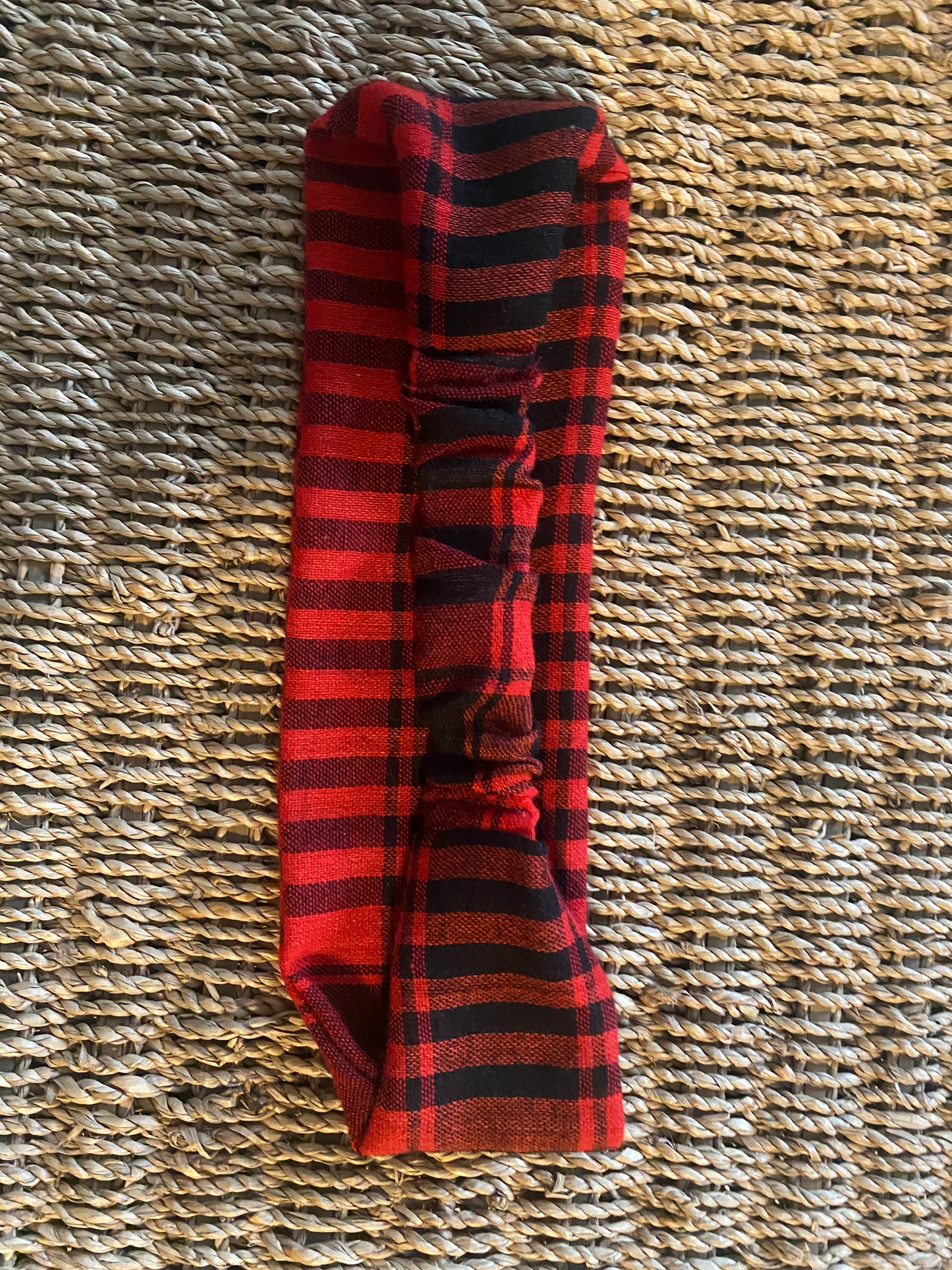 Red and Black keffiyeh Bandana