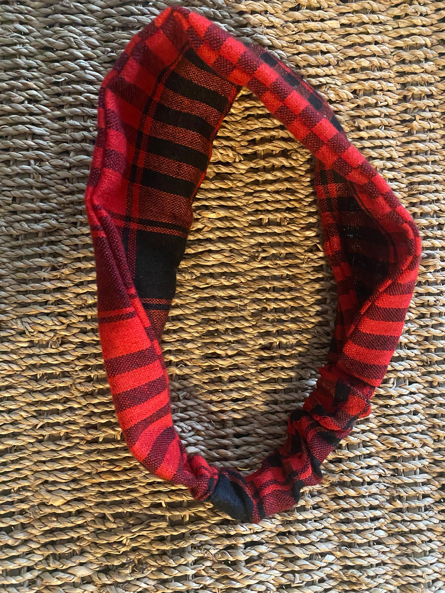 Red and Black keffiyeh Bandana