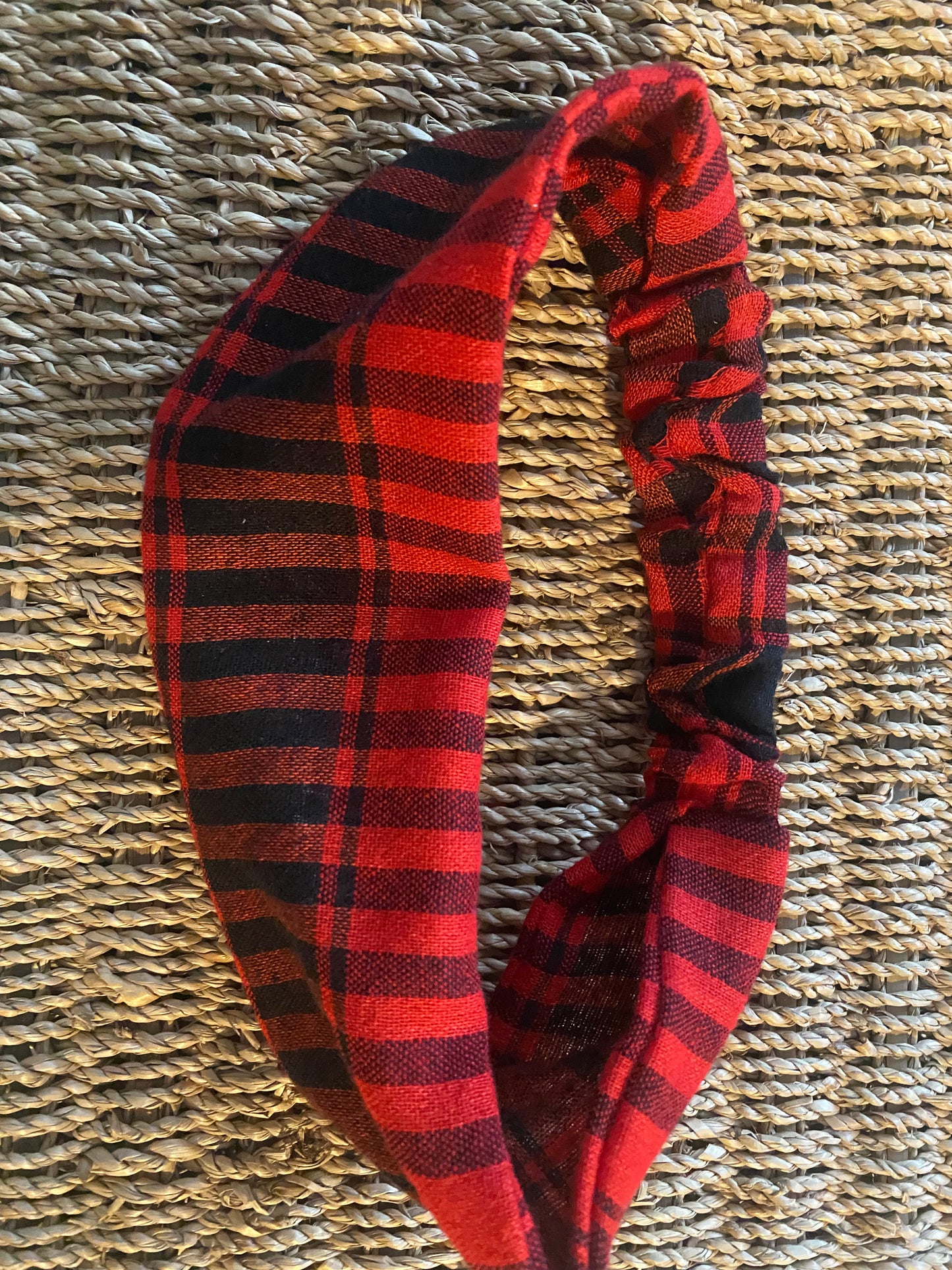 Red and Black keffiyeh Bandana