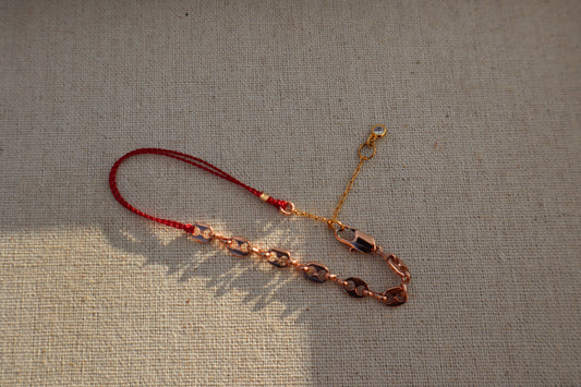 Sunset Radiance Two Gold Tone Bracelet